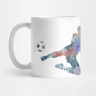 Female Soccer Player Mug